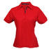 House of Uniforms The Superdry Polo | Ladies | Short Sleeve Stencil Red/Navy