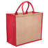 The Eco Jute Tote Bag | Red