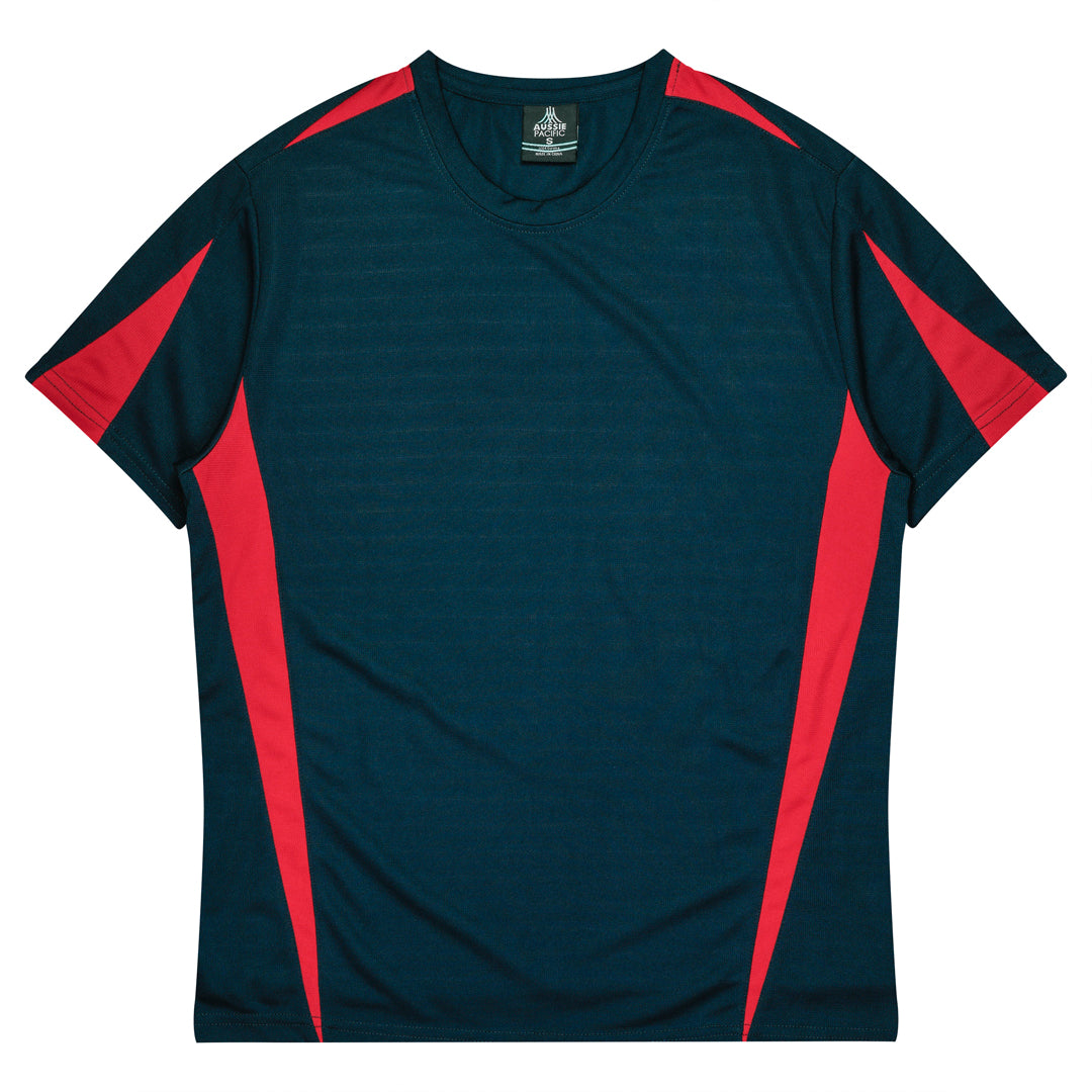 House of Uniforms The Eureka Tee Shirt | Mens Aussie Pacific Navy/Red