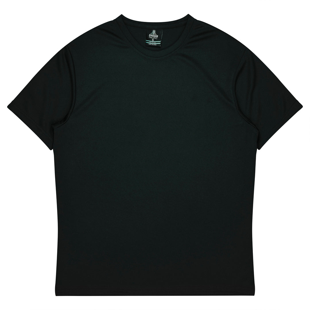 House of Uniforms The Botany Tee | Mens | Short Sleeve Aussie Pacific Black