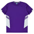 House of Uniforms The Tasman Tee | Mens | Short Sleeve | Mixed Base Aussie Pacific Purple/White