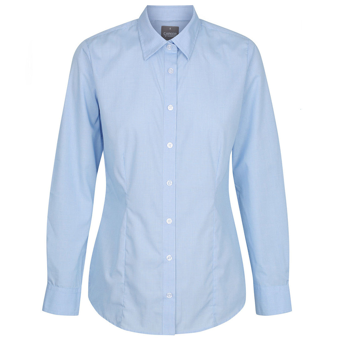 House of Uniforms The Windsor Shirt | Ladies | Long Sleeve Gloweave Sky