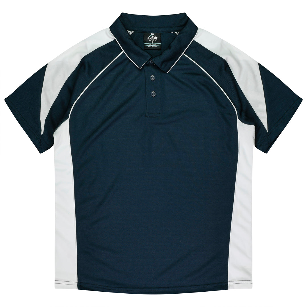 House of Uniforms The Premier Polo | Mens Aussie Pacific Navy/White