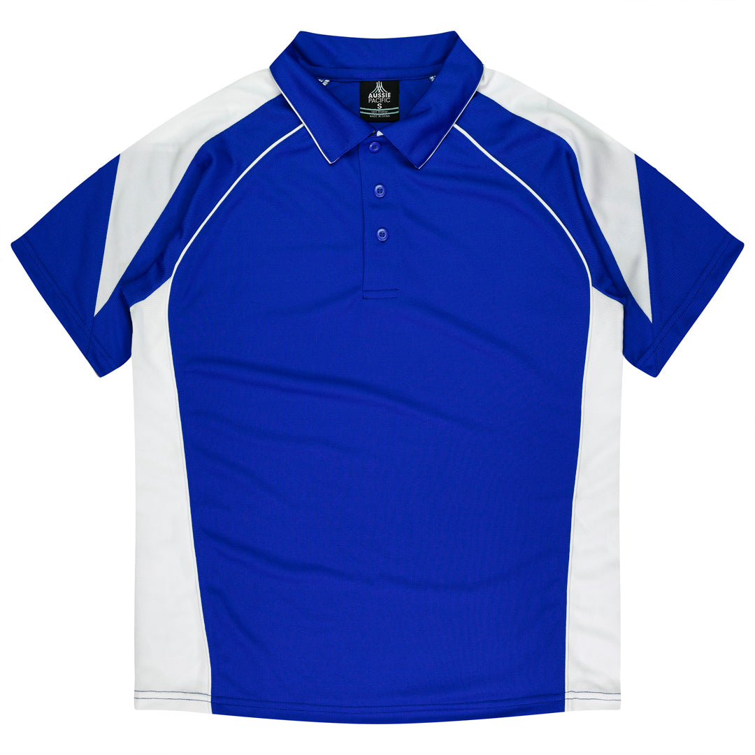 House of Uniforms The Premier Polo | Mens Aussie Pacific Royal/White
