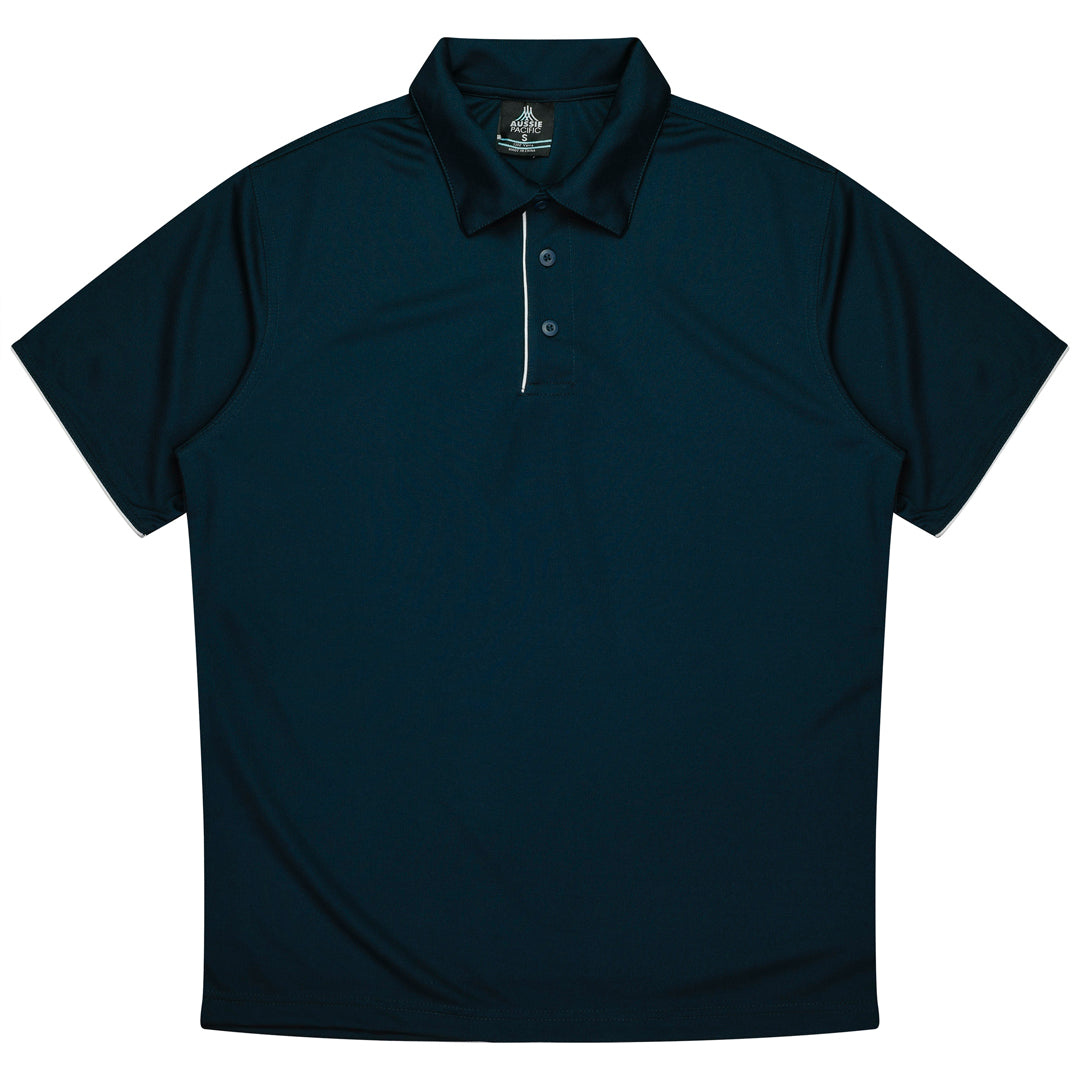 House of Uniforms The Yarra Polo | Mens Aussie Pacific Navy/White