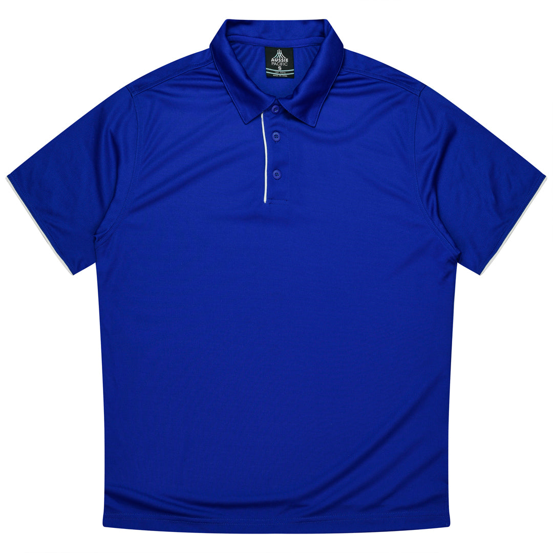 House of Uniforms The Yarra Polo | Mens Aussie Pacific Royal/White