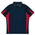 House of Uniforms The Eureka Polo Shirt | Mens Aussie Pacific Navy/Red