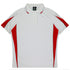 House of Uniforms The Eureka Polo Shirt | Mens Aussie Pacific White/Red