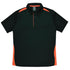 House of Uniforms The Paterson Polo Shirt | Mens Aussie Pacific Black/Orange