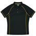 House of Uniforms The Endeavour Polo | Mens | Short Sleeve | Plus Aussie Pacific Black/Gold