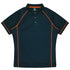 House of Uniforms The Endeavour Polo | Mens | Short Sleeve | Plus Aussie Pacific Navy/Fluro Orange
