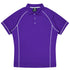 House of Uniforms The Endeavour Polo | Mens | Short Sleeve | Plus Aussie Pacific Purple/White