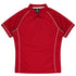 House of Uniforms The Endeavour Polo | Mens | Short Sleeve | Plus Aussie Pacific Red/White