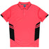 House of Uniforms The Tasman Polo | Mens | Short Sleeve | Neon Base Aussie Pacific Neon Pink/Black