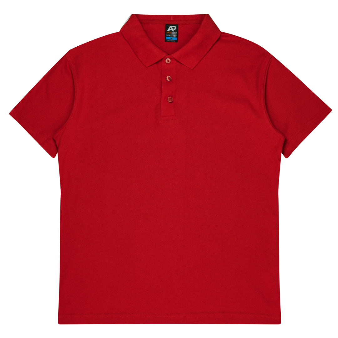 House of Uniforms The Hunter Polo | Mens | Short Sleeve Aussie Pacific Red