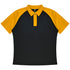 House of Uniforms The Manly Beach Polo | Mens | Short Sleeve Aussie Pacific Black/Gold