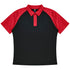 House of Uniforms The Manly Beach Polo | Mens | Short Sleeve Aussie Pacific Black/Red