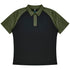 House of Uniforms The Manly Beach Polo | Mens | Plus | Short Sleeve Aussie Pacific Black/Army