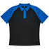 House of Uniforms The Manly Beach Polo | Mens | Plus | Short Sleeve Aussie Pacific Black/Royal
