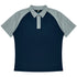 House of Uniforms The Manly Beach Polo | Mens | Plus | Short Sleeve Aussie Pacific Navy/Grey