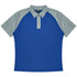 House of Uniforms The Manly Beach Polo | Mens | Plus | Short Sleeve Aussie Pacific Royal/Grey
