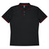 House of Uniforms The Cottesloe Polo | Mens | Short Sleeve Aussie Pacific Black/Red