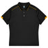 House of Uniforms The Currumbin Polo | Mens | Plus | Short Sleeve Aussie Pacific Black/Gold