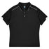 House of Uniforms The Currumbin Polo | Mens | Short Sleeve Aussie Pacific Black/White