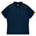 House of Uniforms The Currumbin Polo | Mens | Plus | Short Sleeve Aussie Pacific Navy/Gold