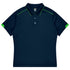 House of Uniforms The Currumbin Polo | Mens | Plus | Short Sleeve Aussie Pacific Navy/Green
