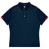 House of Uniforms The Currumbin Polo | Mens | Plus | Short Sleeve Aussie Pacific Navy/Red