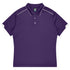 House of Uniforms The Currumbin Polo | Mens | Plus | Short Sleeve Aussie Pacific Purple/White