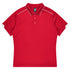 House of Uniforms The Currumbin Polo | Mens | Plus | Short Sleeve Aussie Pacific Red/White