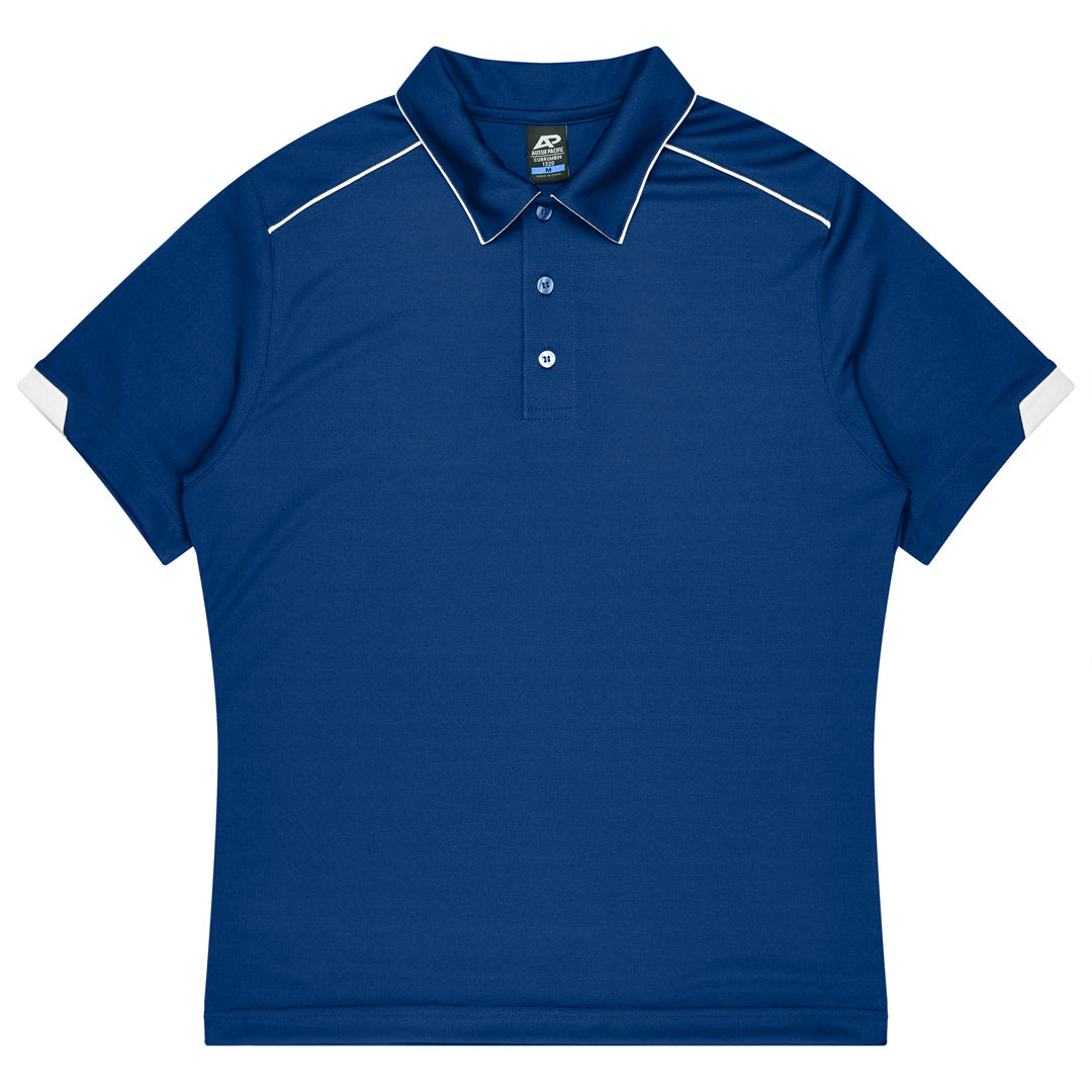 House of Uniforms The Currumbin Polo | Mens | Plus | Short Sleeve Aussie Pacific Royal/White