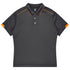 House of Uniforms The Currumbin Polo | Mens | Short Sleeve Aussie Pacific Slate/Neon Orange