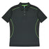 House of Uniforms The Kuranda Polo | Mens | Short Sleeve Aussie Pacific Slate/Neon Green