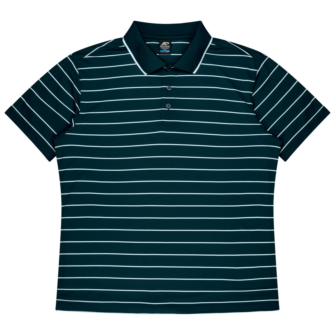 House of Uniforms The Vaucluse Polo | Mens | Short Sleeve Aussie Pacific Navy/White