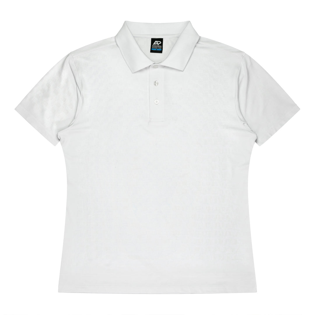House of Uniforms The Noosa Polo | Mens | Short Sleeve Aussie Pacific White