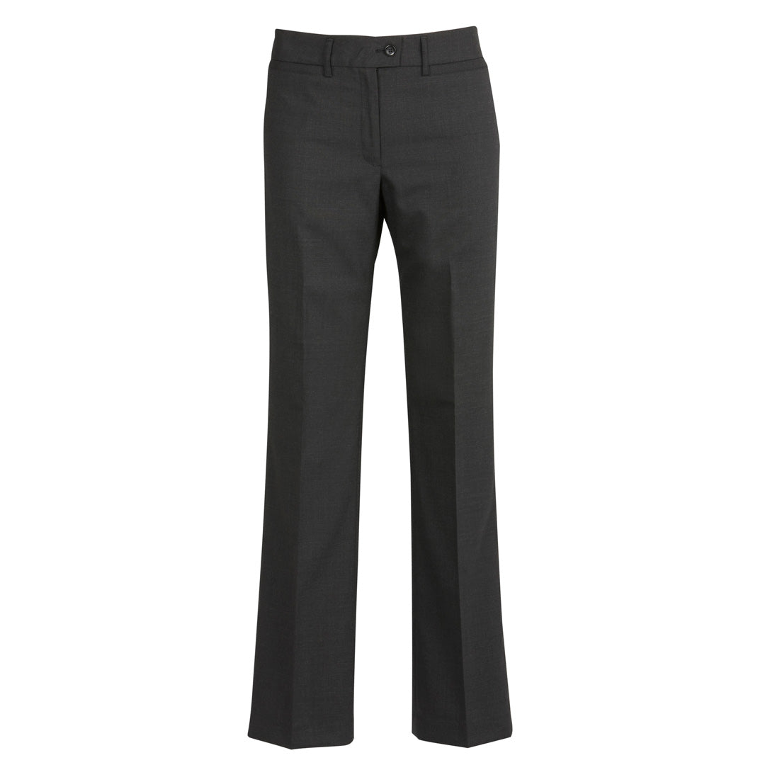 House of Uniforms The Cool Wool Relaxed Pant | Ladies Biz Corporates Charcoal