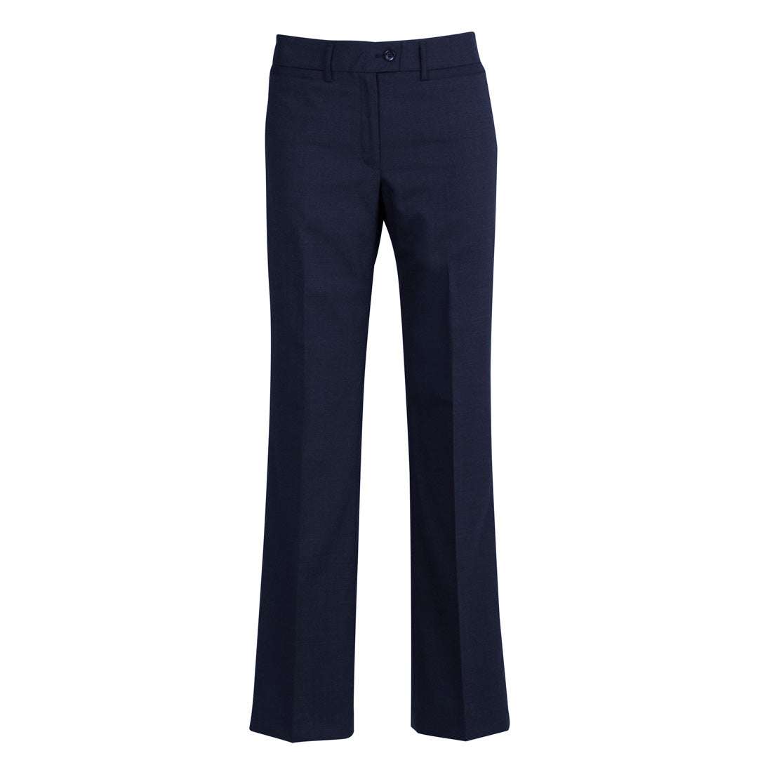House of Uniforms The Cool Wool Relaxed Pant | Ladies Biz Corporates Navy