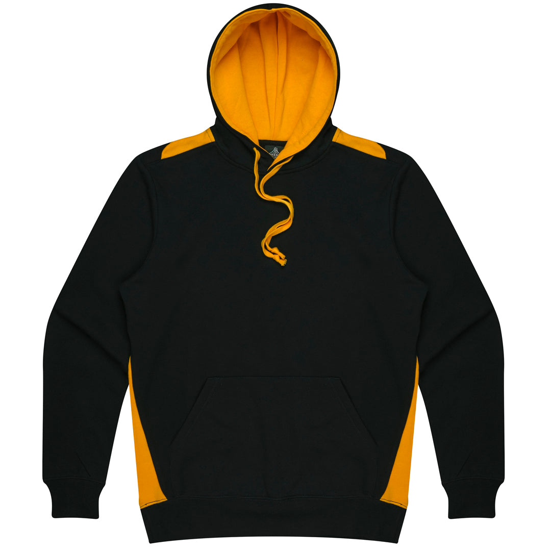 House of Uniforms The Paterson Hoodie | Mens Aussie Pacific Black/Gold