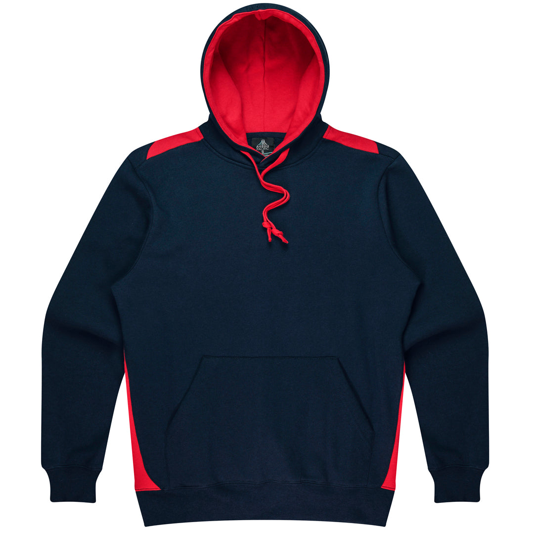House of Uniforms The Paterson Hoodie | Mens Aussie Pacific Navy/Red