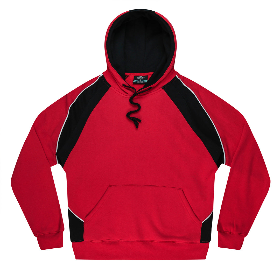 House of Uniforms The Huxley Hoodie | Mens Aussie Pacific Red/Black/White