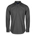 House of Uniforms The Nicholson Shirt | Mens | Slim Fit | Long Sleeve Gloweave Charcoal
