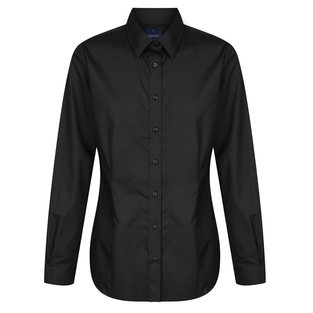 The Nicholson Shirt | Ladies | Slim Fit | Long Sleeve | Black