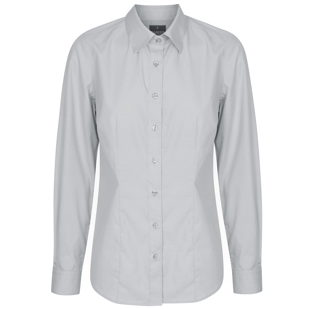 The Nicholson Shirt | Ladies | Slim Fit | Long Sleeve | Silver