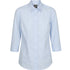 House of Uniforms The Nicholson Shirt | Ladies | Slim Fit | 3/4 Sleeve Gloweave Sky