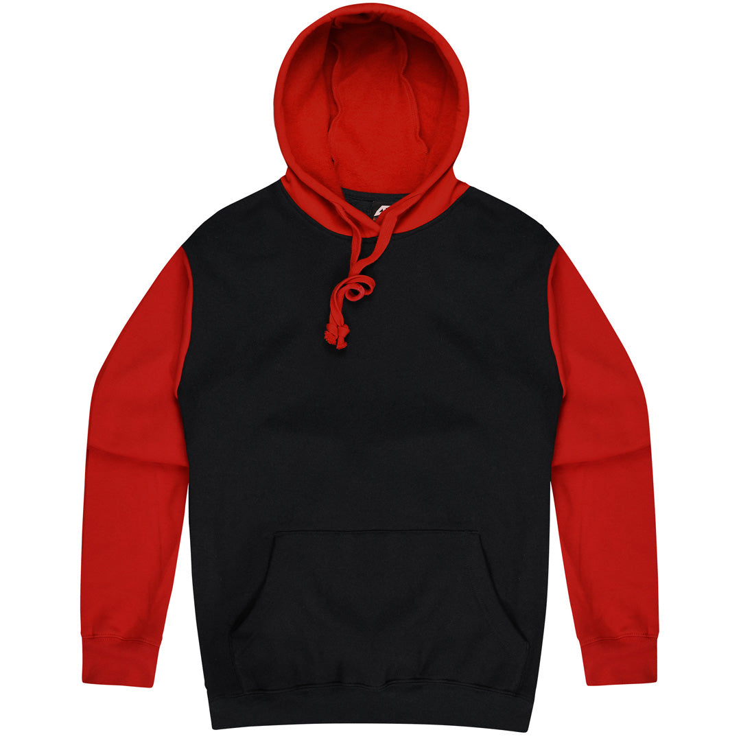 House of Uniforms The Monash Hoodie | Mens Aussie Pacific Black/Red