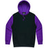 House of Uniforms The Monash Hoodie | Mens Aussie Pacific Black/Purple