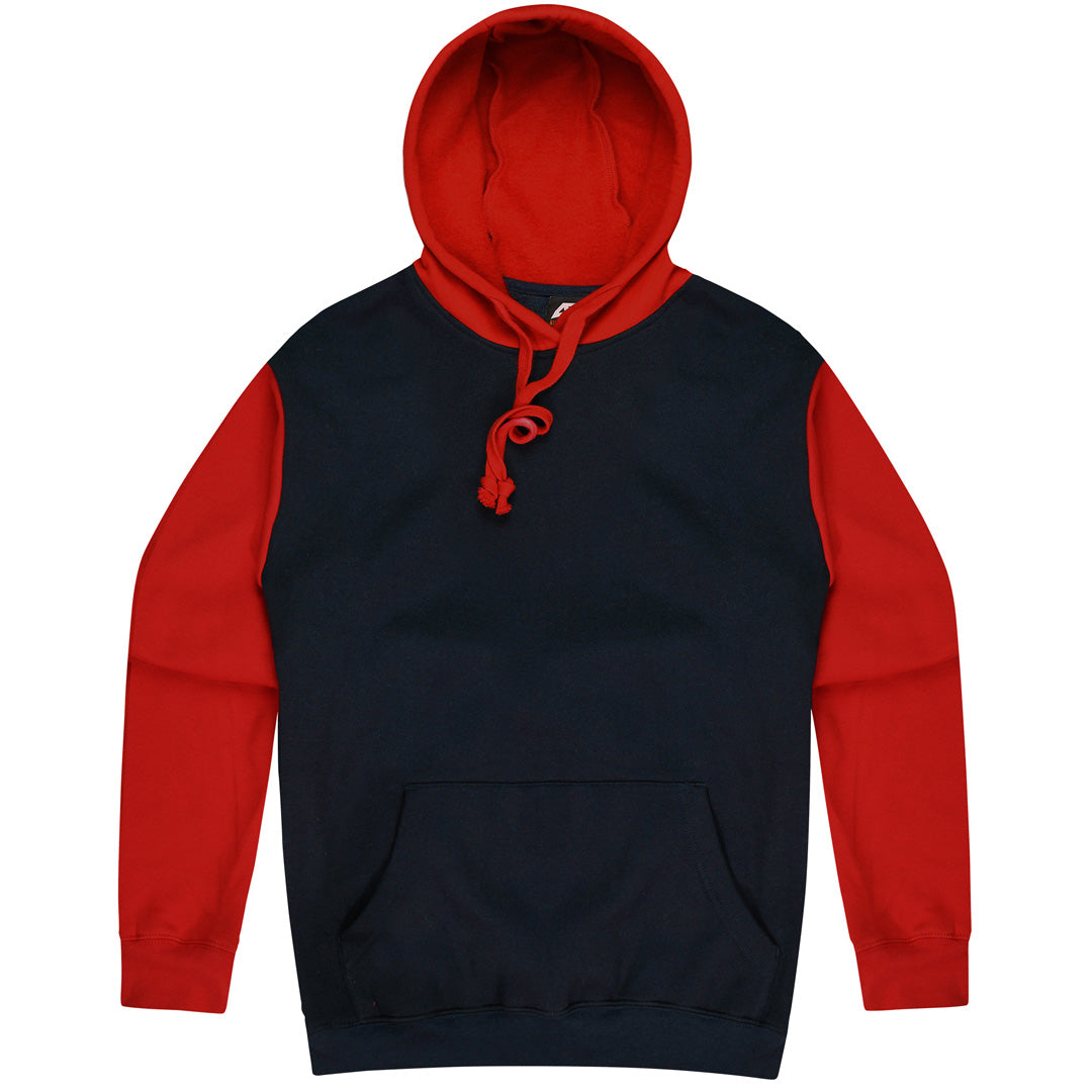 House of Uniforms The Monash Hoodie | Plus | Mens Aussie Pacific Navy/Red